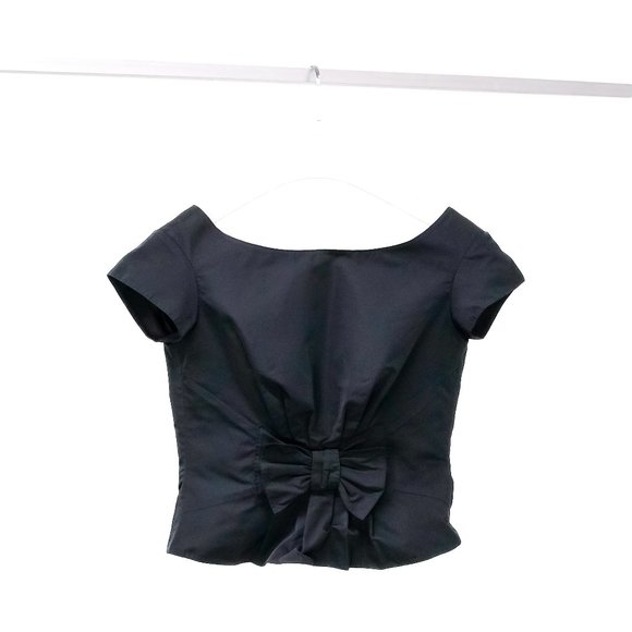 Louis Vuitton Black Bow Top - Picture 1 of 10